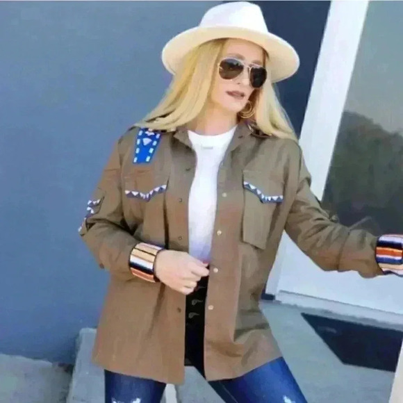 Casual Embellished Jacket